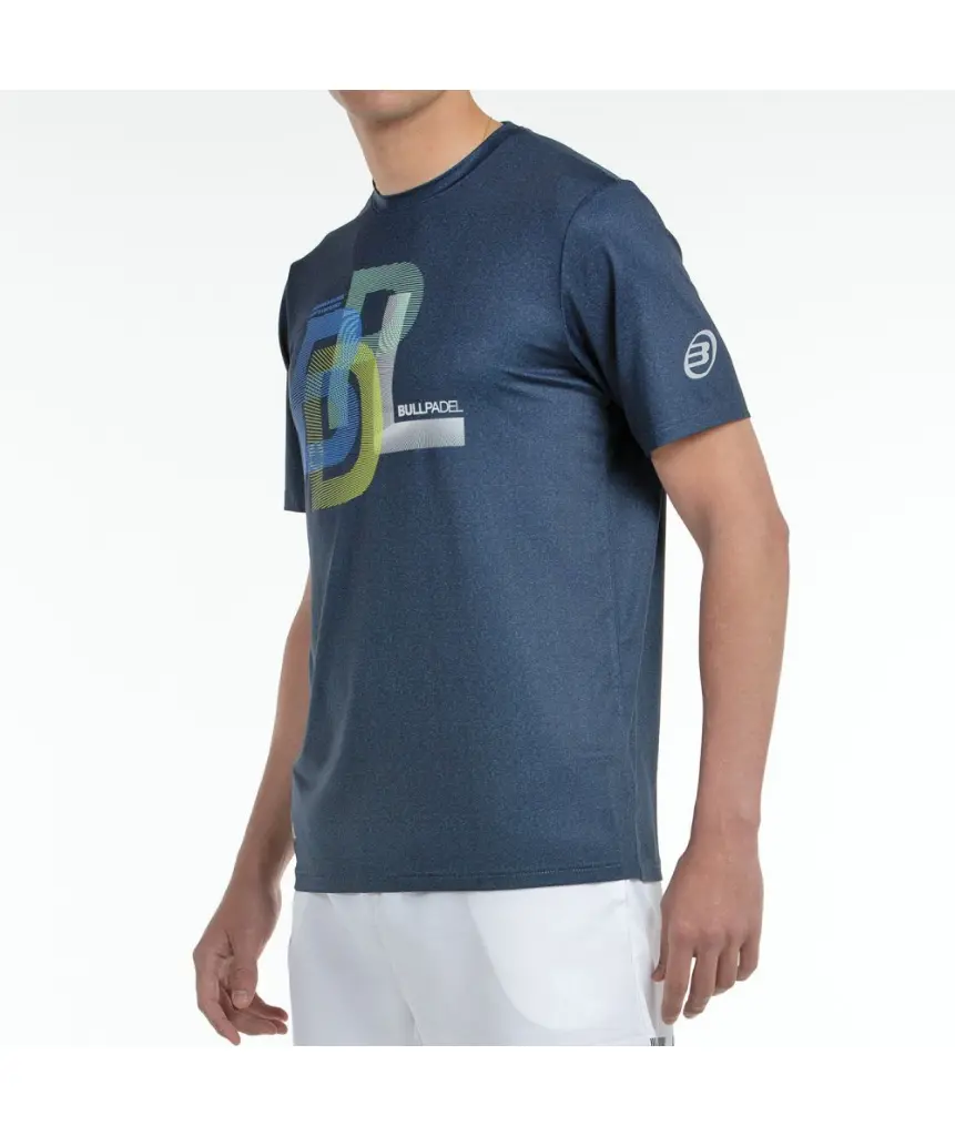 t-shirt-bullpadel-bebas-bleu-marine-vigore.webp