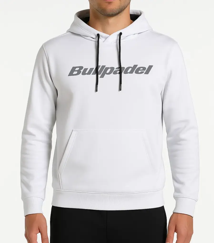 Bullpadel Sweat à capuche blanc 