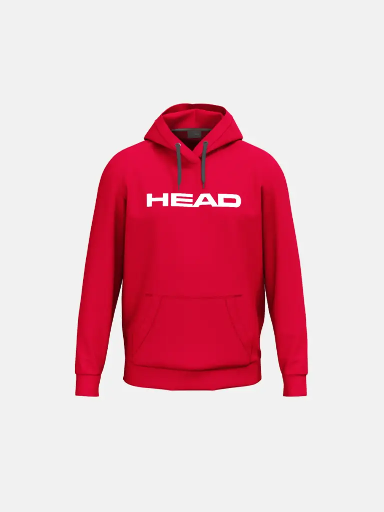 HEAD Sweat à capuche rouge homme
