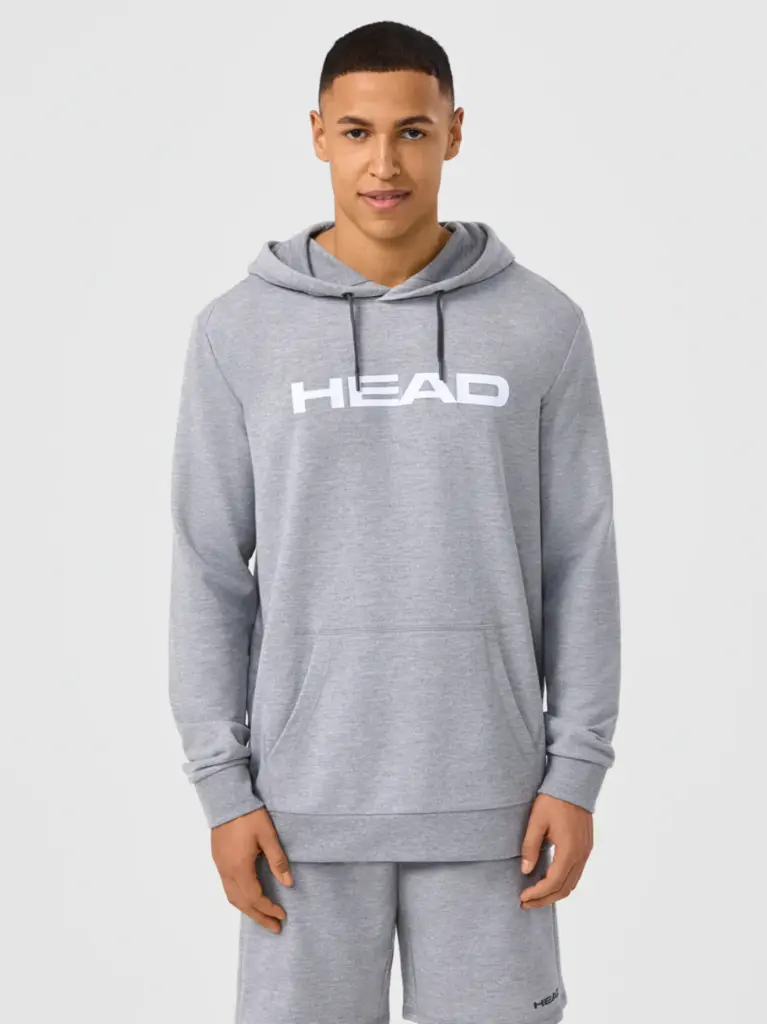 HEAD Sweat à capuche gris homme