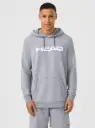 HEAD Sweat à capuche gris homme