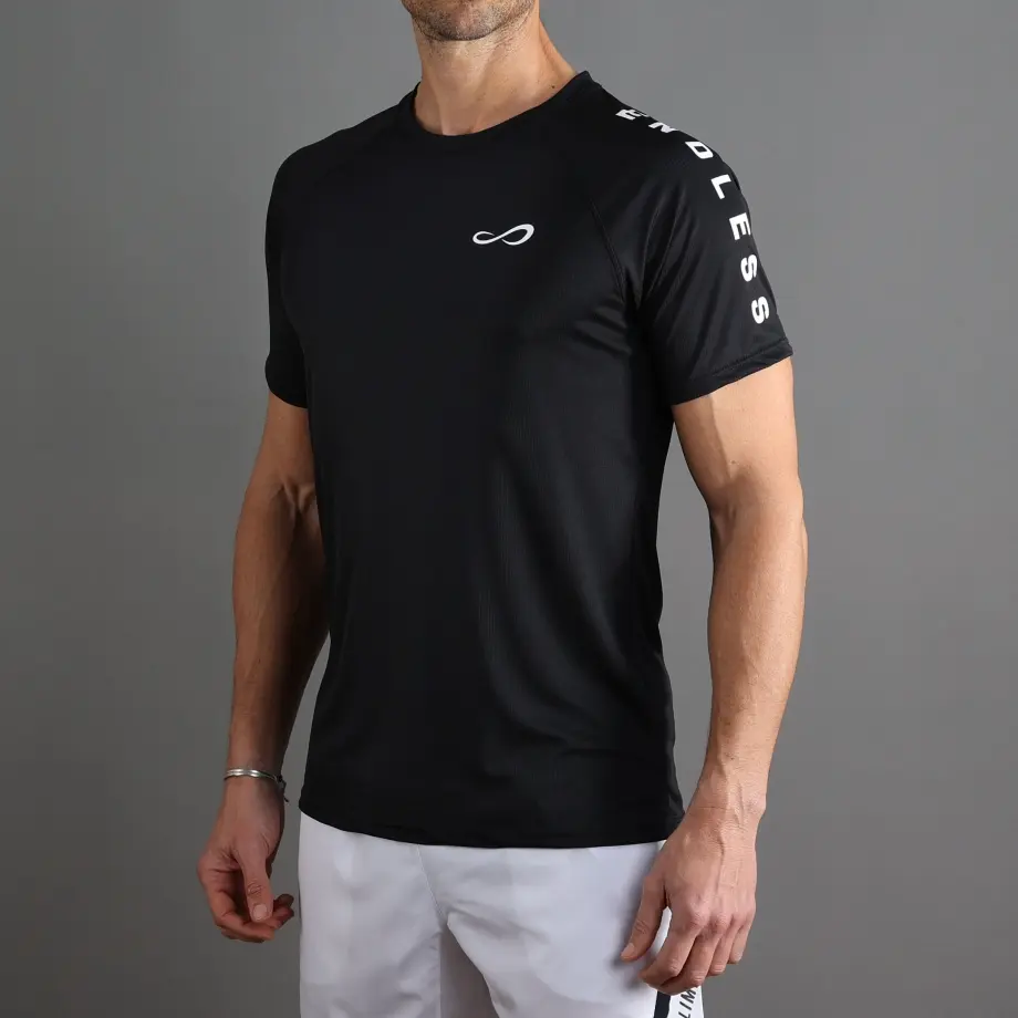ENDLESS T-shirt noir (camiseta feisty ionic men)