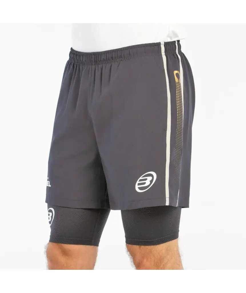 Bullpadel Short bleu (barde homme)