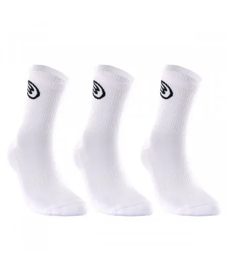 Chaussette blanc BULLPADEL 3 paires 
