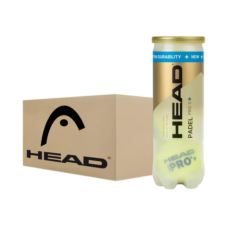 Carton de 24 tubes de balles Head Padel Pro S+