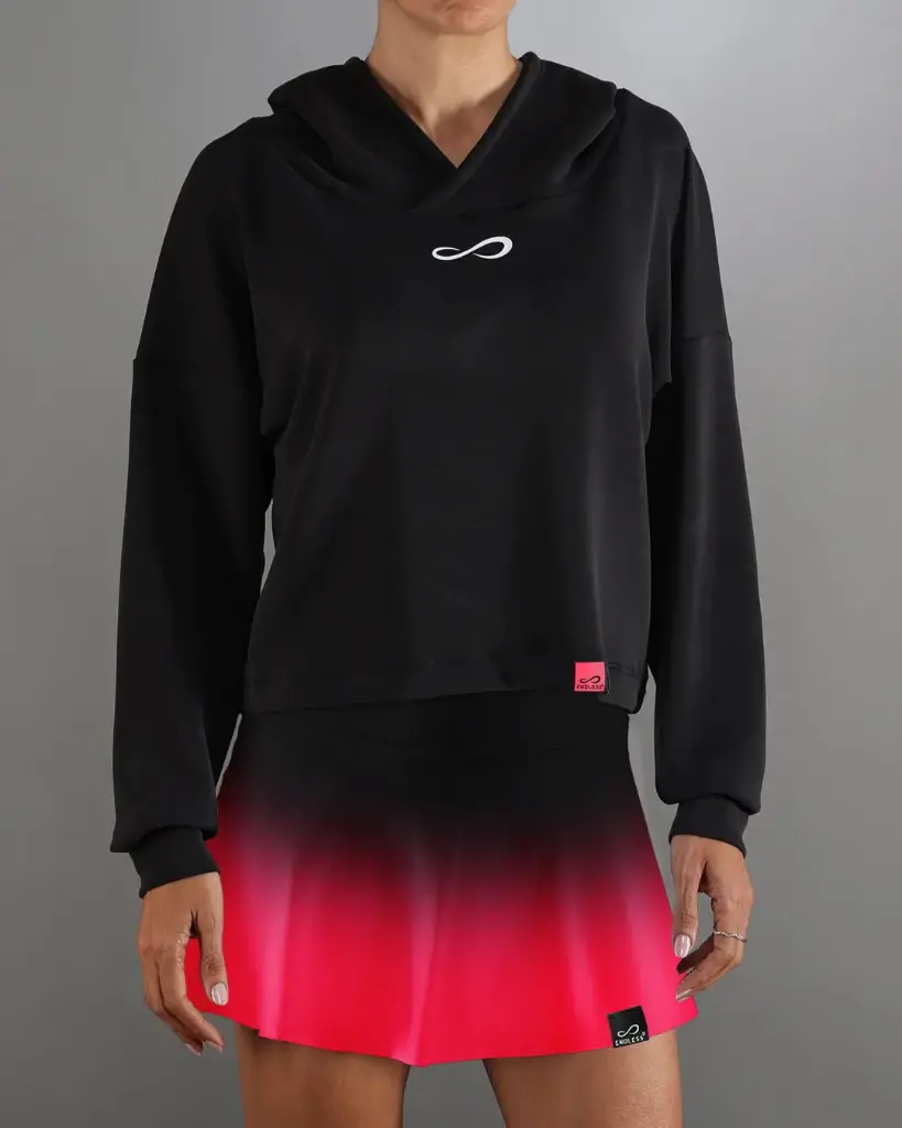 Endless sweatshirt hypersoft black rubi