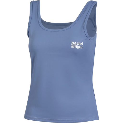 Débardeur  Femme "Pro" Bleu- Padel Mon Amour